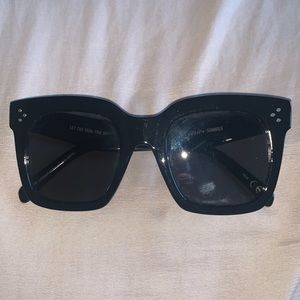 aerie oversized sunglasses
